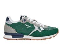 Pepe Jeans Brit Young B Sneaker, Green (Ivy Green), 4.5 UK