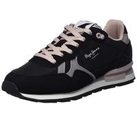 Pepe Jeans Britt G Star Girls' Trainers, 999black, 2 UK