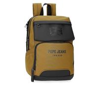 Pepe Jeans Bromley Laptop Backpack 13.3 Inch Yellow 25x37x12cm Polyester 9L by Joumma Bags, lemon tree, One Size, Laptop Backpack