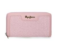 Pepe Jeans Clara Cartera Pink 19,5x10x2 cms Polyester y PU by Joumma Bags