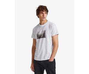 Pepe Jeans Clark Short Sleeve T-Shirt White Grey - XL