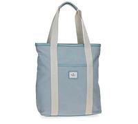 Pepe Jeans Cora Shopper Bag Blue 35 x 40 x 12 cm Cotton