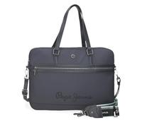 Pepe Jeans Corin Laptop Bag 15.6 Inch Grey 40x30x5cm Polyester and PU 6L by Joumma Bags, grey, One Size, Laptop Bag