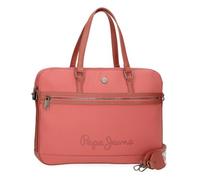 Pepe Jeans Corin Laptop Bag 15.6 Inch Pink 40x30x5cm Polyester and PU by Joumma Bags, pink, One Size, Laptop Bag