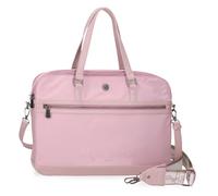 Pepe Jeans Corin Laptop Bag Pink 40x30x5cm Polyester and PU by Joumma Bags, Pink, One Size, Laptop Bag