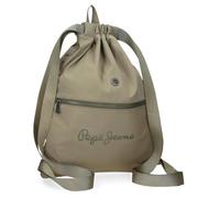 Pepe Jeans Corin Luggage- Messenger Bag Women, green, One Size, Backpack Sack