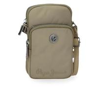 Pepe Jeans Corin Messenger Bag Mobile Phone case Green 11x17.5x4cm Polyester and PU by Joumma Bags, Green, One Size, Shoulder Bag Mobile Phone Case
