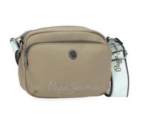 Pepe Jeans Corin Shoulder Bag Green 21x14x5cm Polyester and PU by Joumma Bags, Green, One Size, Shoulder Bag