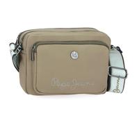 Pepe Jeans Corin Shoulder Bag Green 25x18x7cm Polyester and PU by Joumma Bags, Green, One Size, Shoulder Bag