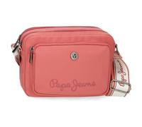 Pepe Jeans Corin Shoulder Bag Pink 25x18x7cm Polyester and PU by Joumma Bags, Pink, One Size, Shoulder Bag
