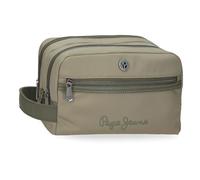 Pepe Jeans Corin Toiletry Bag Green 26x16x12cm Polyester and PU by Joumma Bags, Green, One Size, Toiletry Bag