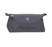 Pepe Jeans Corin Toiletry Bag Grey 20.5x11.5x7.5cm Polyester and PU 1,77L by Joumma Bags, Grey, One Size, Toiletry Bag