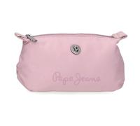 Pepe Jeans Corin Toiletry Bag Pink 20.5x11.5x7.5cm Polyester and PU by Joumma Bags, Pink, One Size, Toiletry Bag