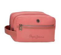 Pepe Jeans Corin Toiletry Bag Pink 26x16x12cm Polyester and PU by Joumma Bags, Pink, One Size, Toiletry Bag