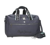 Pepe Jeans Corin Travel Bag Grey 40x25x20cm Polyester and PU 20L by Joumma Bags, grey, One Size, Travel Bag