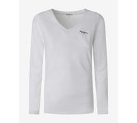 Pepe Jeans Corine Long Sleeve T-Shirt White Women - XS