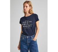 Pepe Jeans Jasmine short sleeve navy blue women's t-shirt. - XS