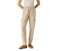 Womens Mid-Rise Slim Fit Trousers Pepe Jeans New Crusade Beige 31
