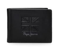 Pepe Jeans Denver Horizontal Wallet Blue 11x8x1cm Leather by Joumma Bags