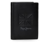 Pepe Jeans Denver Vertical Card Holder Blue 9x11x1cm Leather by Joumma Bags