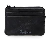 Pepe Jeans Denver Wallet with Card Holder Blue 11x7x1.5cm Leather by Joumma Bags