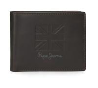 Pepe Jeans Denver Wallet with Coin Purse Blue 11.5x8x1cm Leather by Joumma Bags