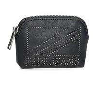 Pepe Jeans Donna Purse Black 12 x 8 x 2 cm PU Leather, Black/White, Wallet