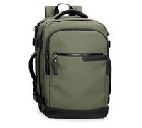 Pepe Jeans Dorking Cabin Backpack for Laptop 15.6 Inches Green 25 x 40 x 20 cm Polyester with Faux Leather Details 20L by Joumma Bags