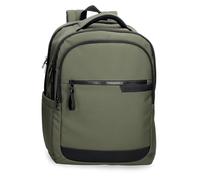 Pepe Jeans Dorking Cabin Backpack for Laptop 15.6 Inches Green 31 x 44 x 15 cm Polyester with Faux Leather Details 20.46L by Joumma Bags