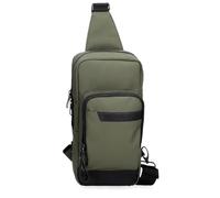 Pepe Jeans Dorking Green Cross Shoulder Bag 16x31x5.5 cm Polyester with Synthetic Leather details by Joumma Bags