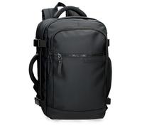 Pepe Jeans Dorking Laptop Cabin Backpack 15.6 inch Black 25x40x20 cm Polyester with Synthetic Leather details 20L by Joumma Bags