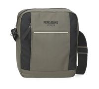 Pepe Jeans Dortmund Shoulder Bag Laptop Bag Green 23x27x7cm Polyester by Joumma Bags by Joumma Bags, Green, Portatablet Shoulder Bag