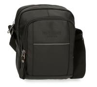 Pepe Jeans Dortmund Shoulder Bag Medium Grey 17x22x7.5cm Cotton,Polyester and PU. 2,99L by Joumma Bags, Grey, One Size, Medium Crossbody Bag