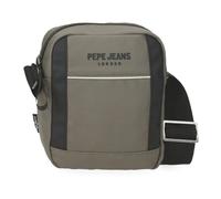 Pepe Jeans Dortmund Shoulder Bag Small Green 15x19.5x6cm Polyester by Joumma Bags by Joumma Bags, green, Small Crossbody Bag