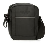 Pepe Jeans Dortmund Shoulder Bag Small Grey 15x19.5x6 cm Cotton,Polyester and PU. 1,76L by Joumma Bags, grey, One Size, Small Crossbody Bag