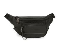 Pepe Jeans Dortmund Waist Bag Grey 30x13x5 cm Cotton,Polyester and PU. 1,95L by Joumma Bags, grey, One Size, Fanny Pack