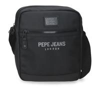 Pepe Jeans Durham Cross Body Bag Black 16x31x5.5cm Polyester by Joumma Bags