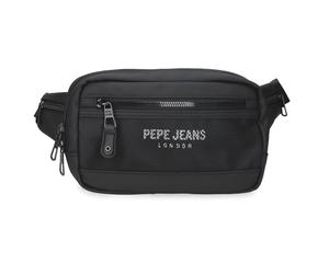 Pepe Jeans Durham Small Shoulder Bag Black 15x19.5x6 cm Polyester by Joumma Bags