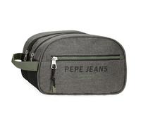 Pepe Jeans Edmon Adaptable Toiletry Bag Grey 26x16x10cm Polyester by Joumma Bags