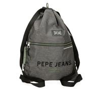 Pepe Jeans Edmon Backpack Sack Grey 35x46cm Polyester by Joumma Bags