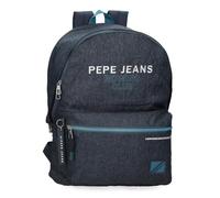 Pepe Jeans Edmon, Casual Backpack, Walk Backpack, Made of polyester, Wide, ergonomic and padded straps, Various pockets and compartments, Pink by Joumma Bags., blue, PC Backpack