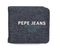 Pepe Jeans Edmon School Pencil Case, Toiletry Bag, Various Pockets and Compartments, Pink by Joumma Bags, Blue, Wallet