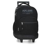 Pepe Jeans Edward Compact 2-Wheel Backpack Laptop 15.6 Inches Black 32x43x21 cm Polyester 28,9L by Joumma Bags