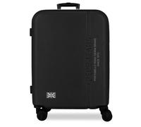 Pepe Jeans Edward Medium Suitcase Black 48x68x27 cm Rigid ABS Combination Lock Integrated 72L 3.48kg 4 Double Wheels Hand Luggage by Joumma Bags