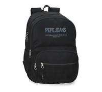 Pepe Jeans Edward School Backpack Laptop 15.6 Inches Black 33x46x15 cm Polyester 22,77L by Joumma Bags
