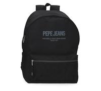 Pepe Jeans Edward Trolley-Adaptable Backpack Laptop 15.6 Inches Black 31x44x17,5 cm Polyester 23,87L by Joumma Bags
