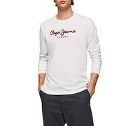 Pepe Jeans for man. PM508209 Eggo Long T-shirt N white (XXL), Casual, Cotton, Long sleeve