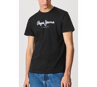 Pepe Jeans Eggo N Retro Logo T-Shirt Black