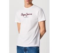 Pepe Jeans Eggo N Retro Logo T-Shirt White