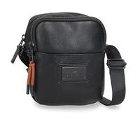 Pepe Jeans Egham shoulder bags Black,Polyester, Different Sizes, Black/White, One Size, Small Crossbody Bag